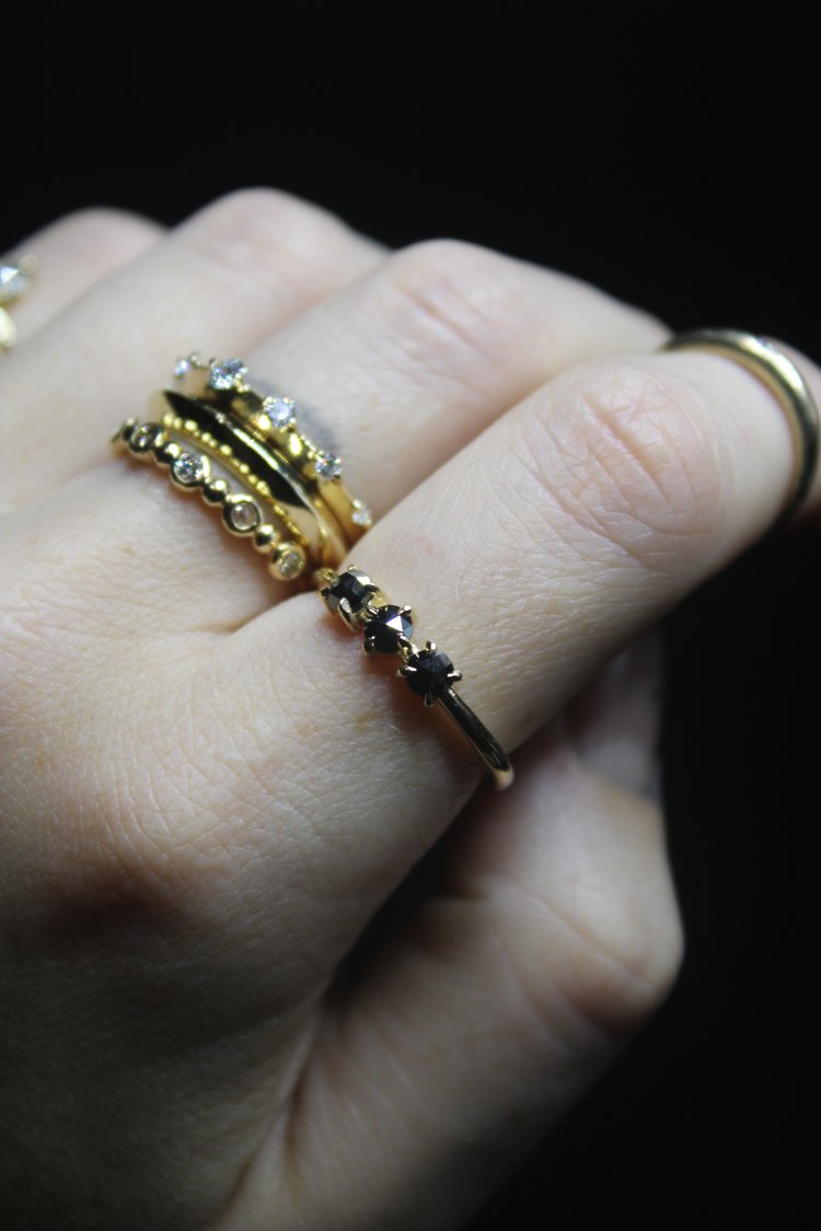 Rae Ring - Black Diamond — Commitment, Curated