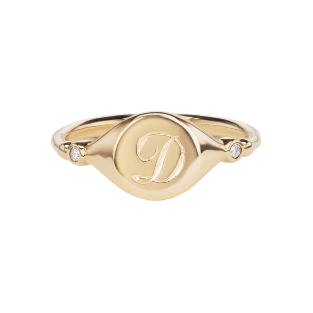 Sonder Signet Ring - Round — BRUCE Jewelry Trunk Show