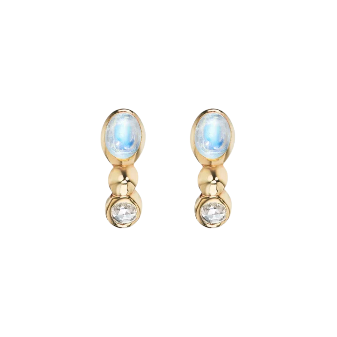Rowan Earrings - Moonstone — BRUCE Jewelry Trunk Show