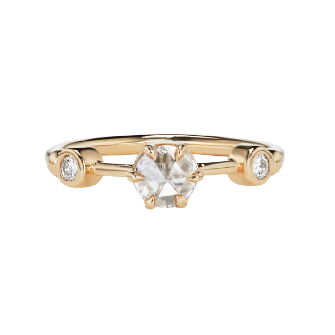 Astor Ring - Rose Cut Diamond — BRUCE Jewelry Trunk Show
