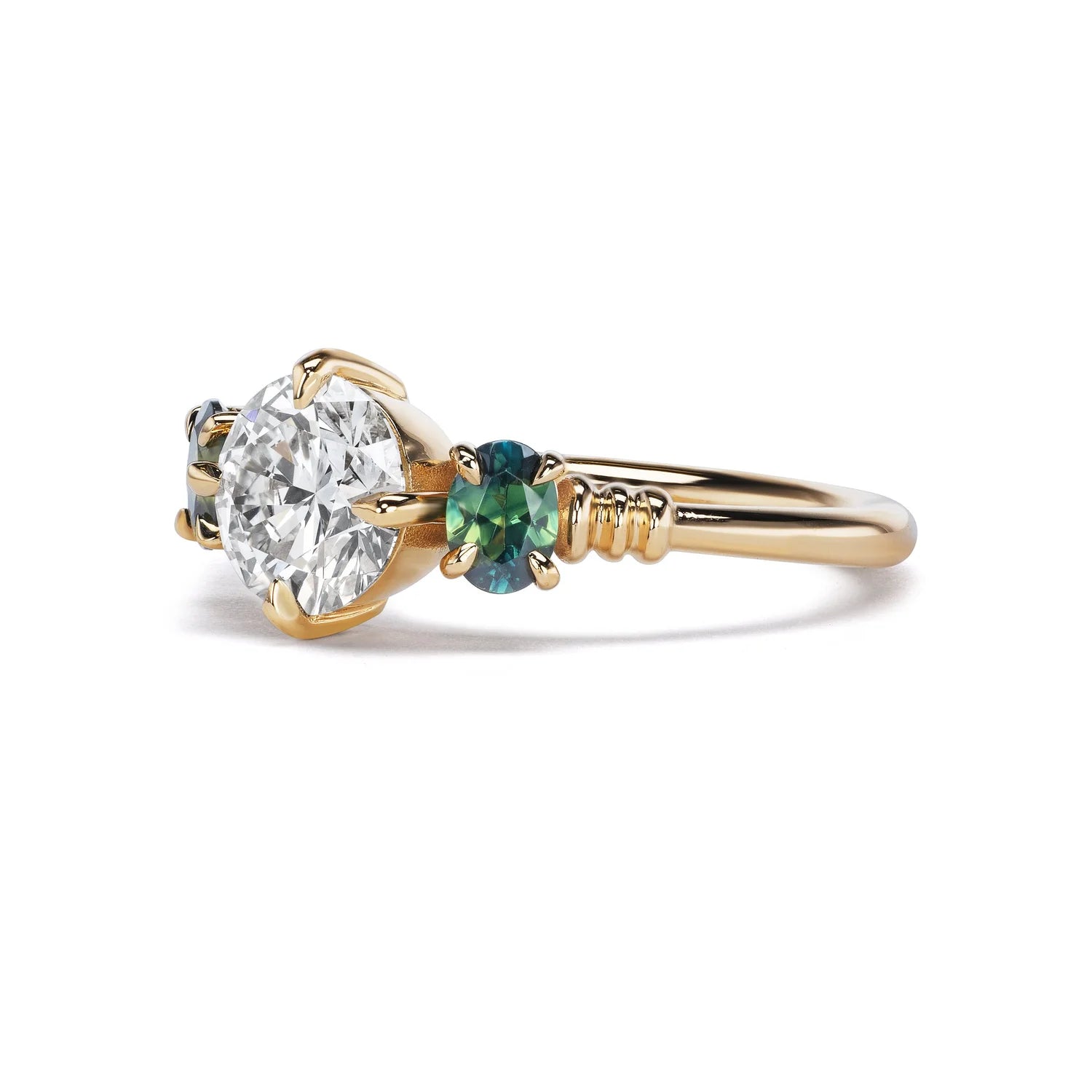 Clancy Ring - Diamond and Sapphire — Commitment, Curated