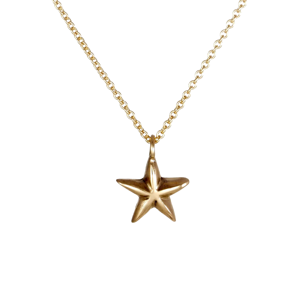 Zara Necklace - Brass