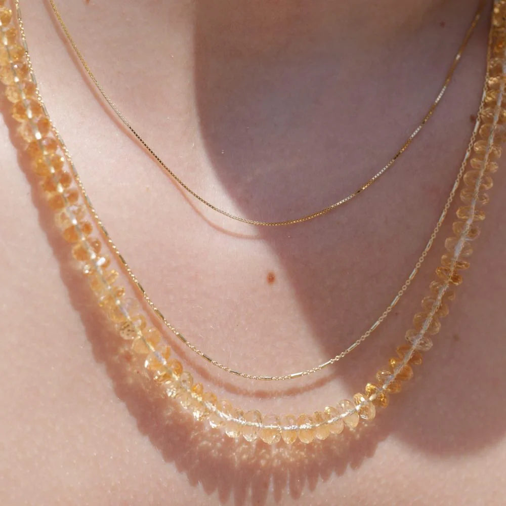 Citrine Beaded Necklace - Zahava Heirlooms Trunk Show