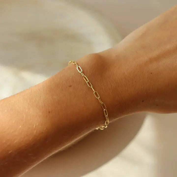 Narrow Link Bracelet