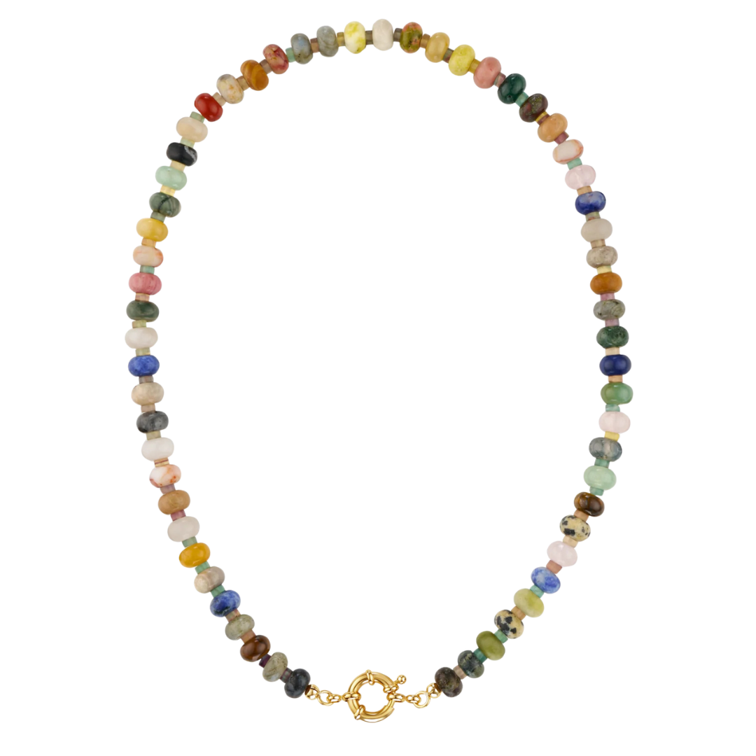 Macey Gemstone Necklace - Marrakesh
