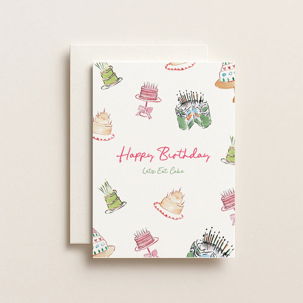 Happy Birthday Eat Cake Card