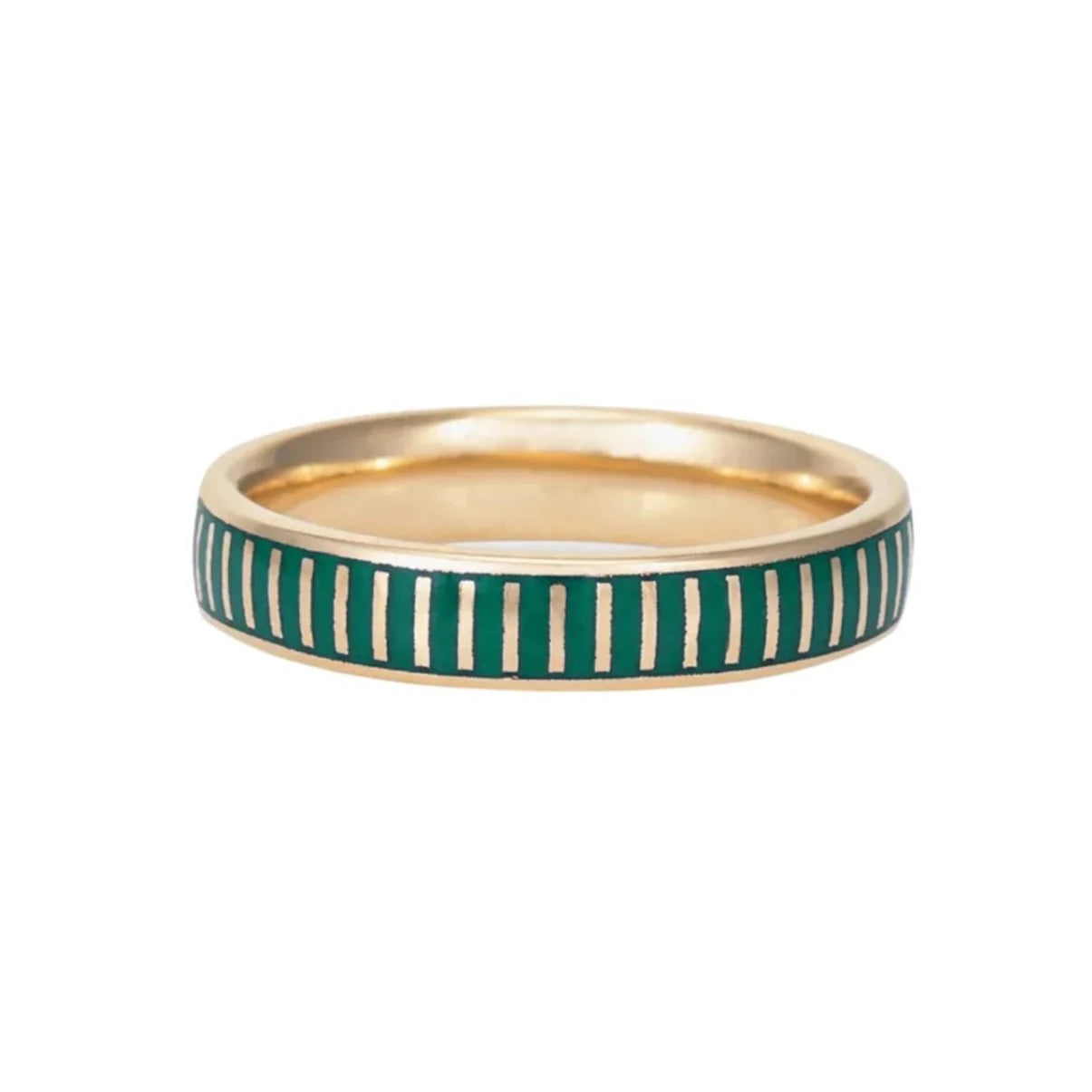 Striped Enamel Ring