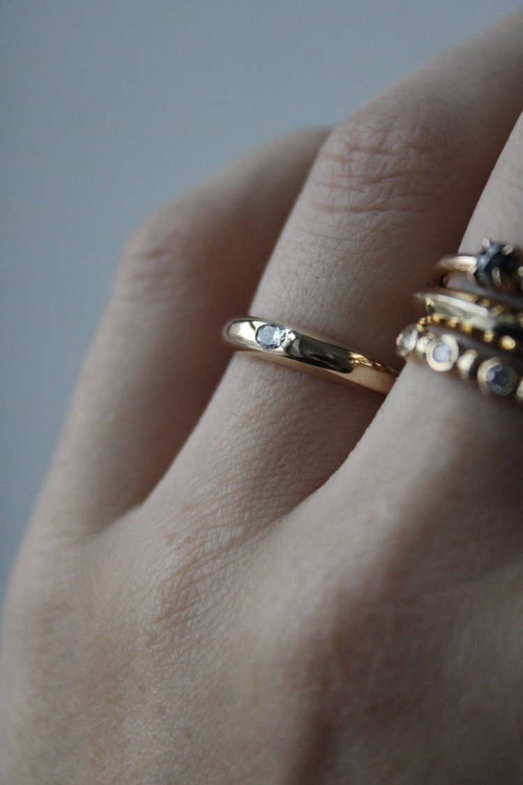 Diamond Leander Ring — Commitment, Curated