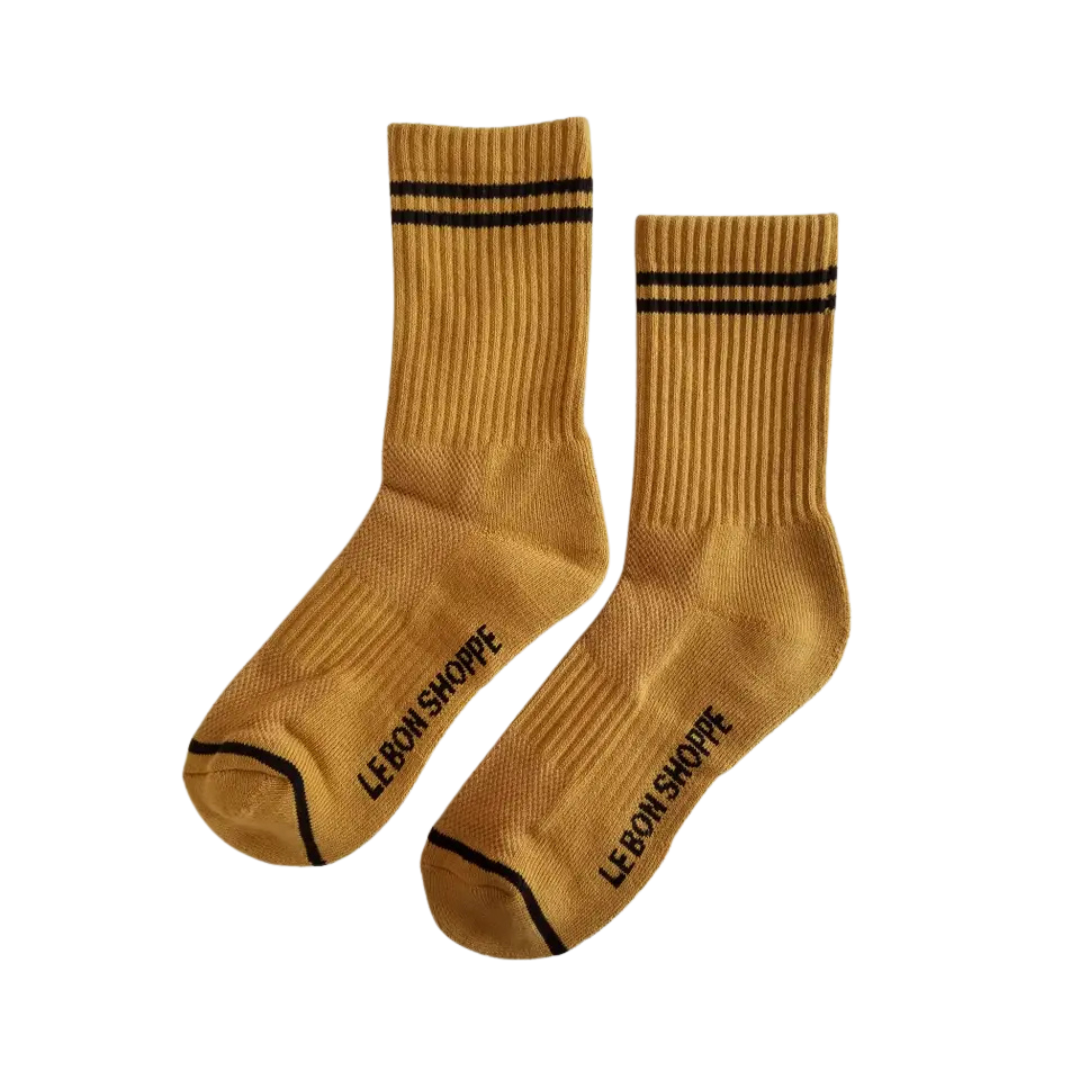 Le Bon Shoppe Boyfriend Socks - Biscotti