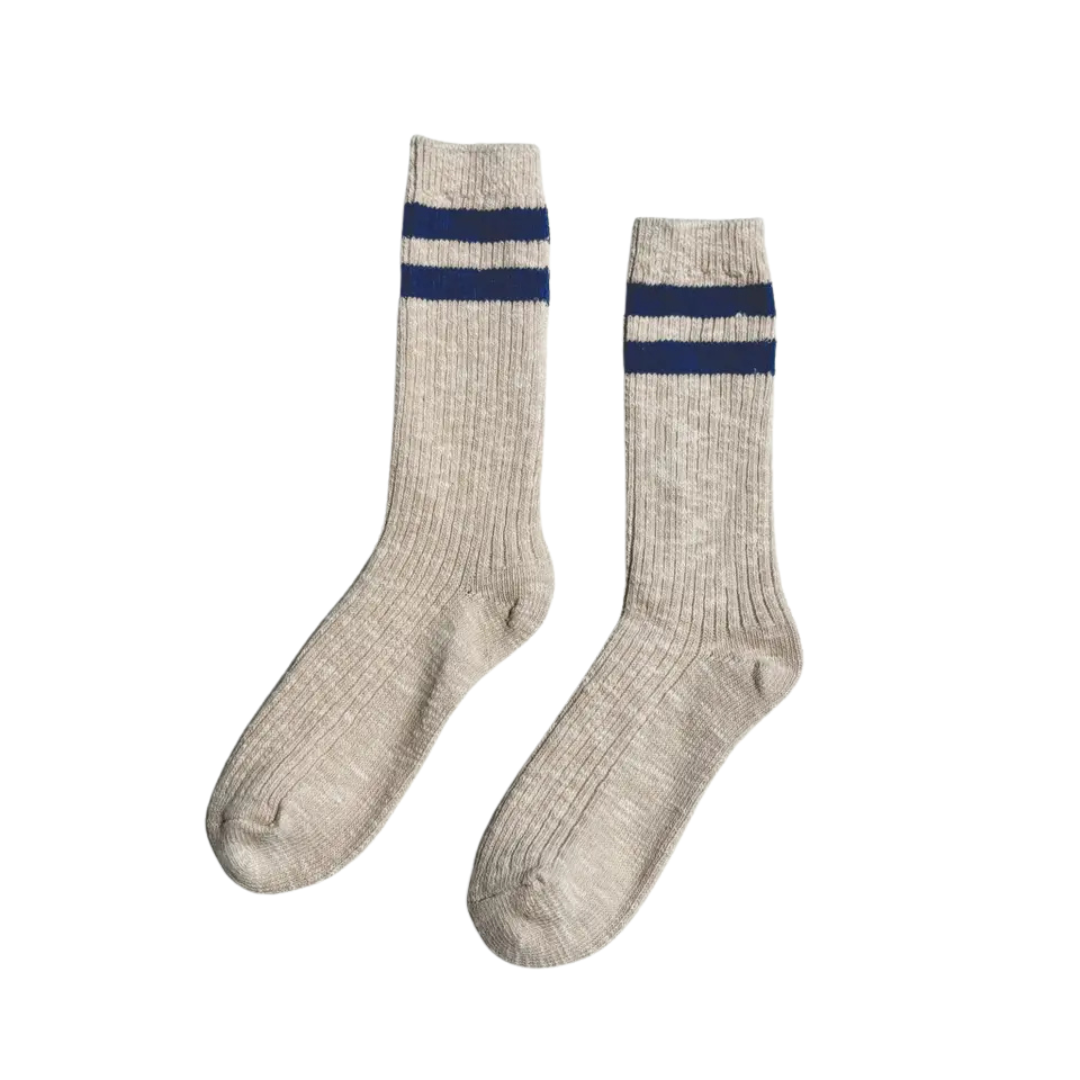 Le Bon Shoppe Cottage Varsity Socks - Oatmeal Varsity