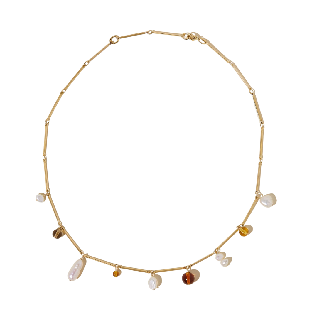 Fête Necklace - Tan