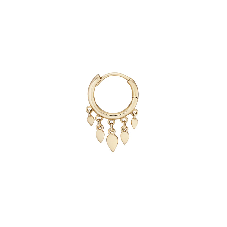 Cinq Tear Tassel Clicker Hoop