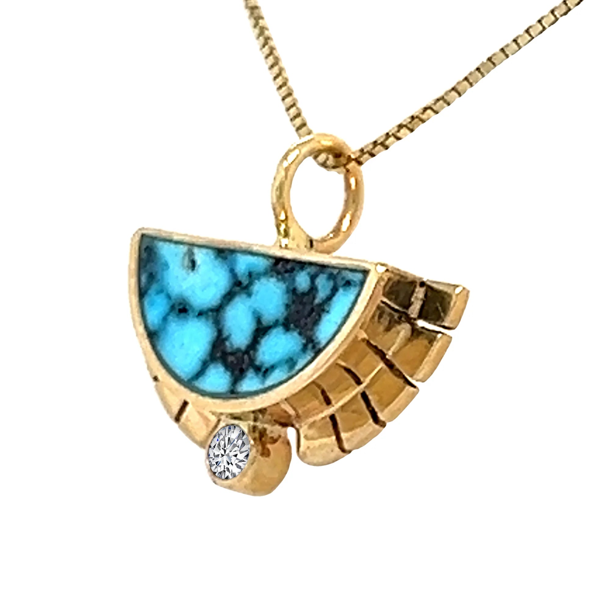 Rising Sol Turquoise Necklace — Commitment, Curated
