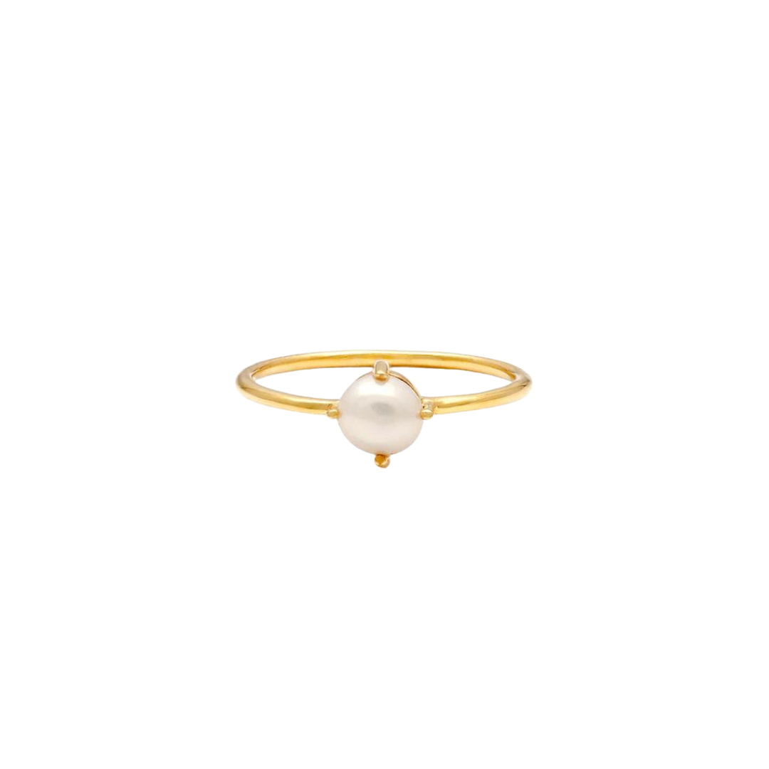 Pearl Compass Ring