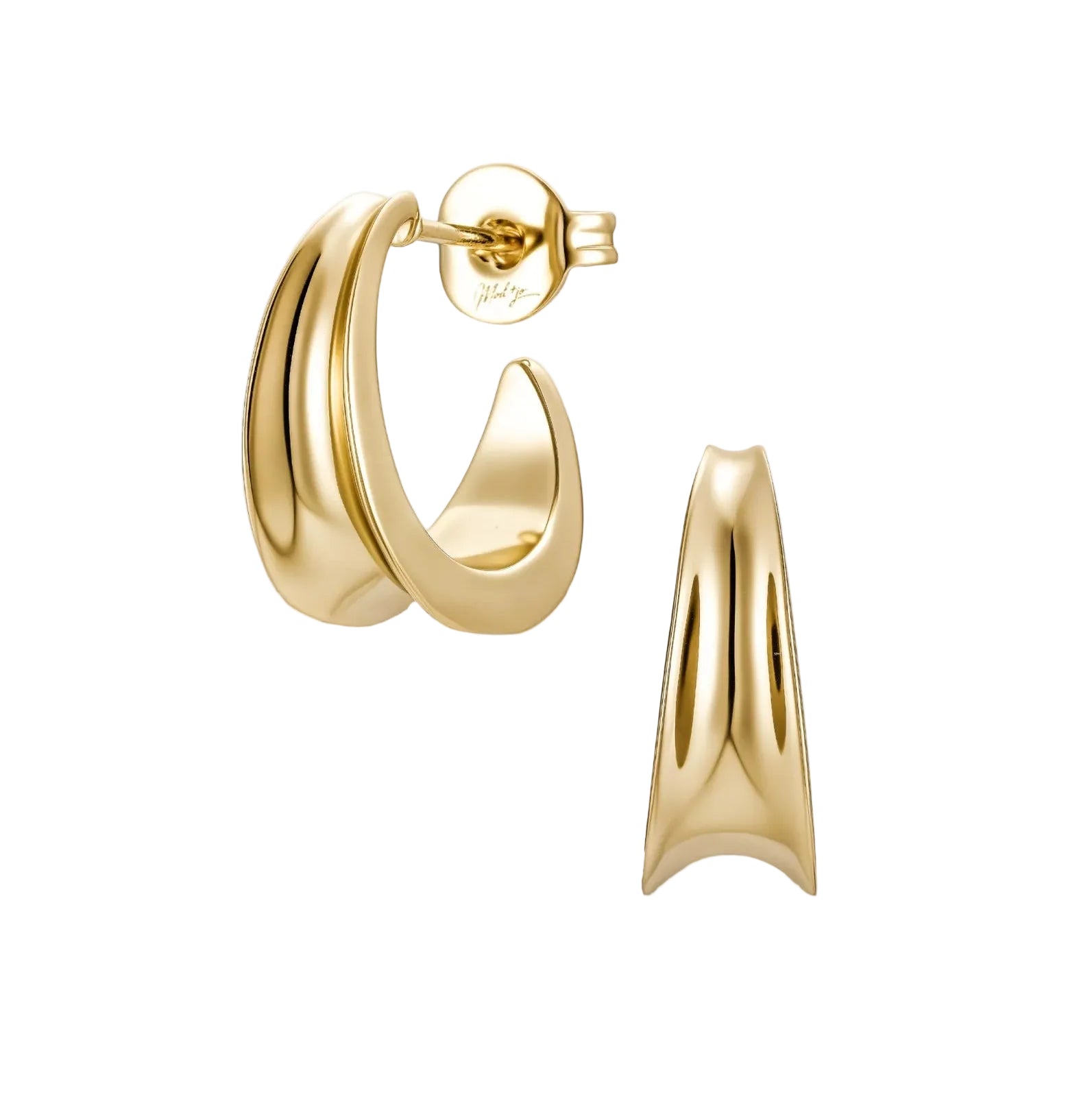Petite Valen Tapered Hoops