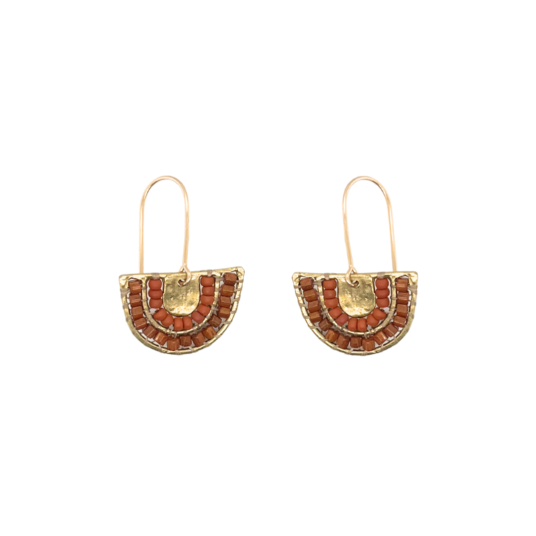 Chalice Earrings - Terracotta