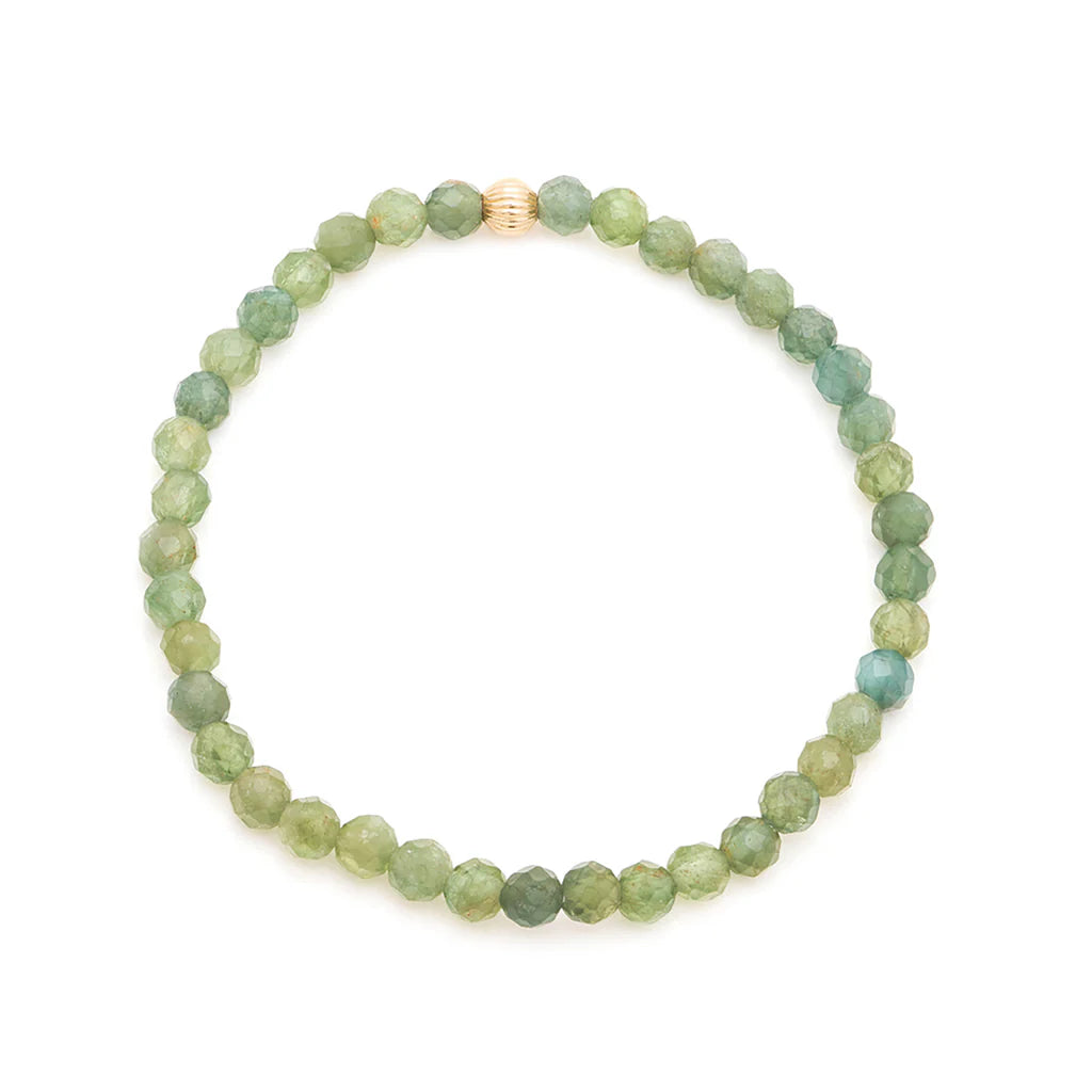 Social Mini Bracelet - Green Apatite