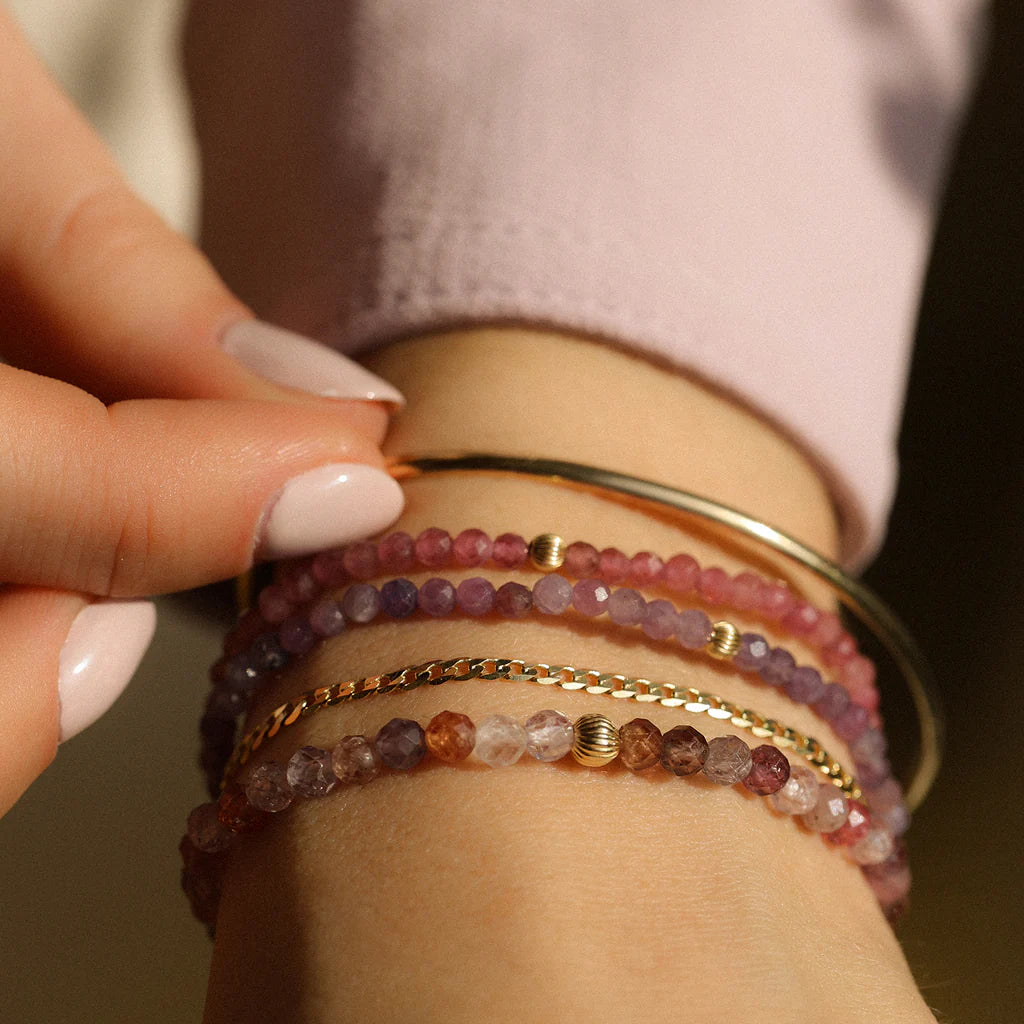 Social Mini Bracelet - Spinel