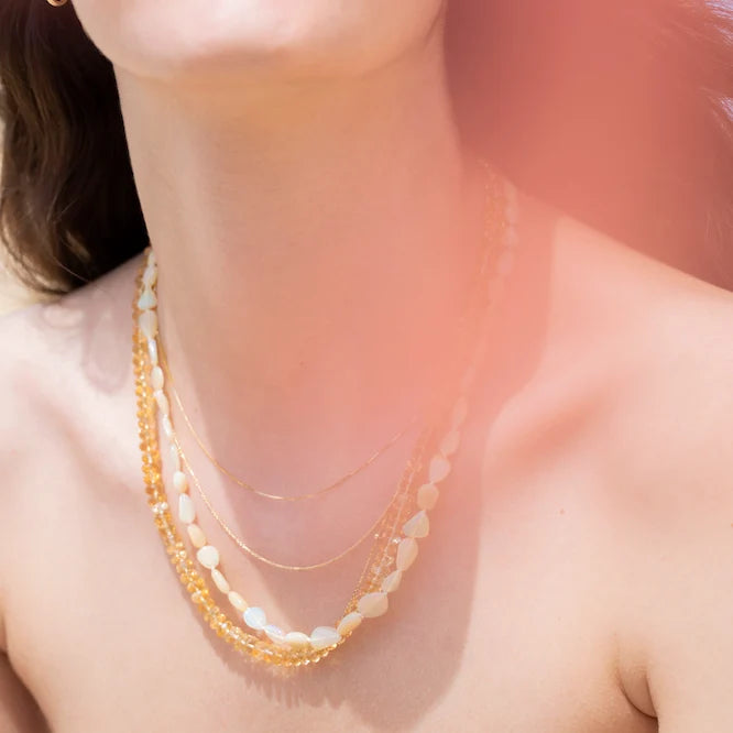 Yellow Opal Nuggets Necklace — Zahava Heirlooms Trunk Show