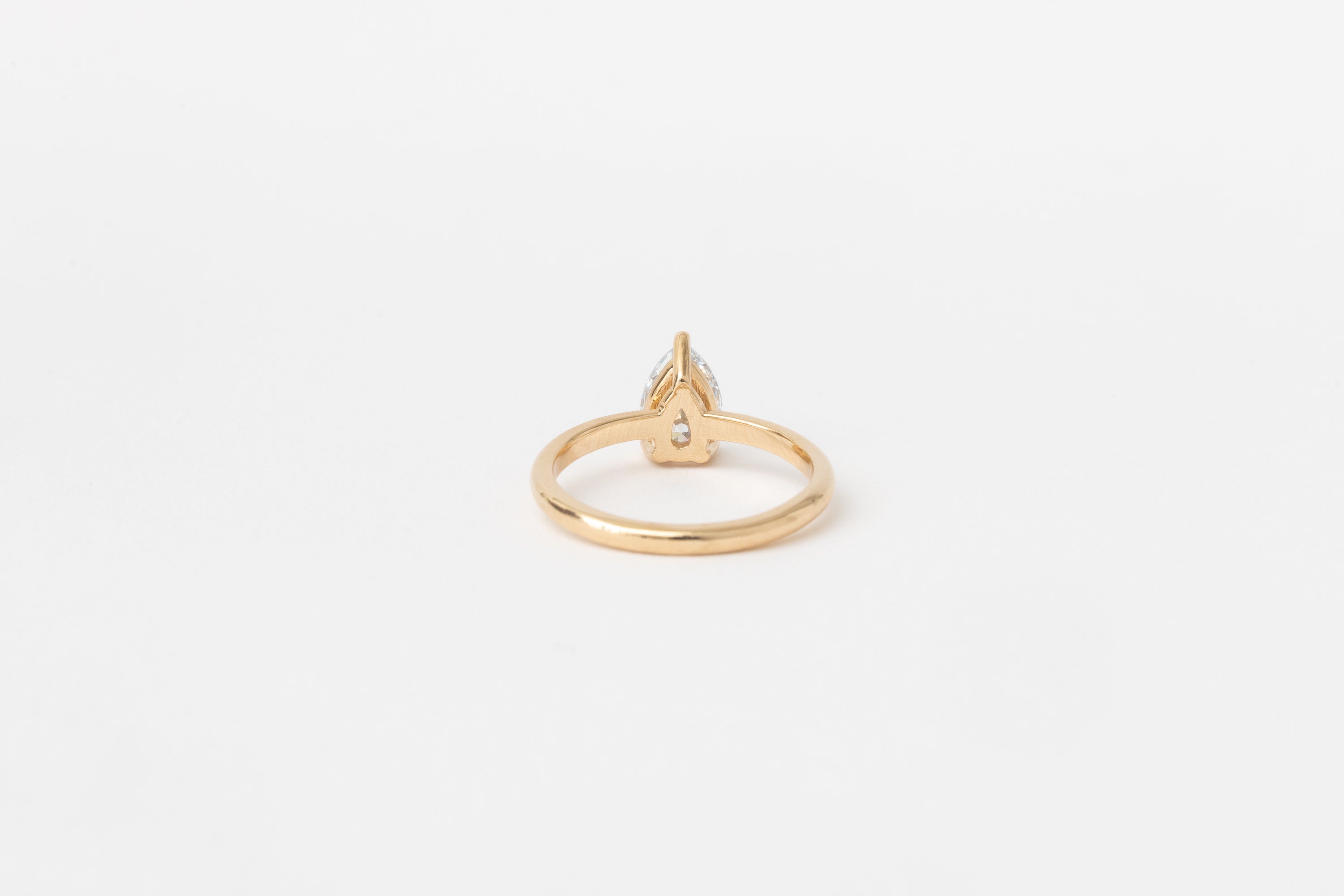 Classic Pear Diamond Ring