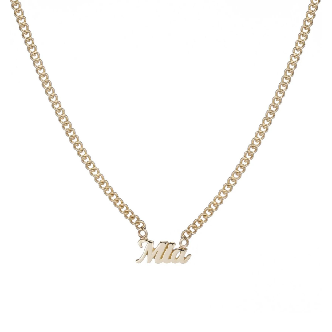 Script Carmella Name It Necklace — Customized + Collected Trunk Show