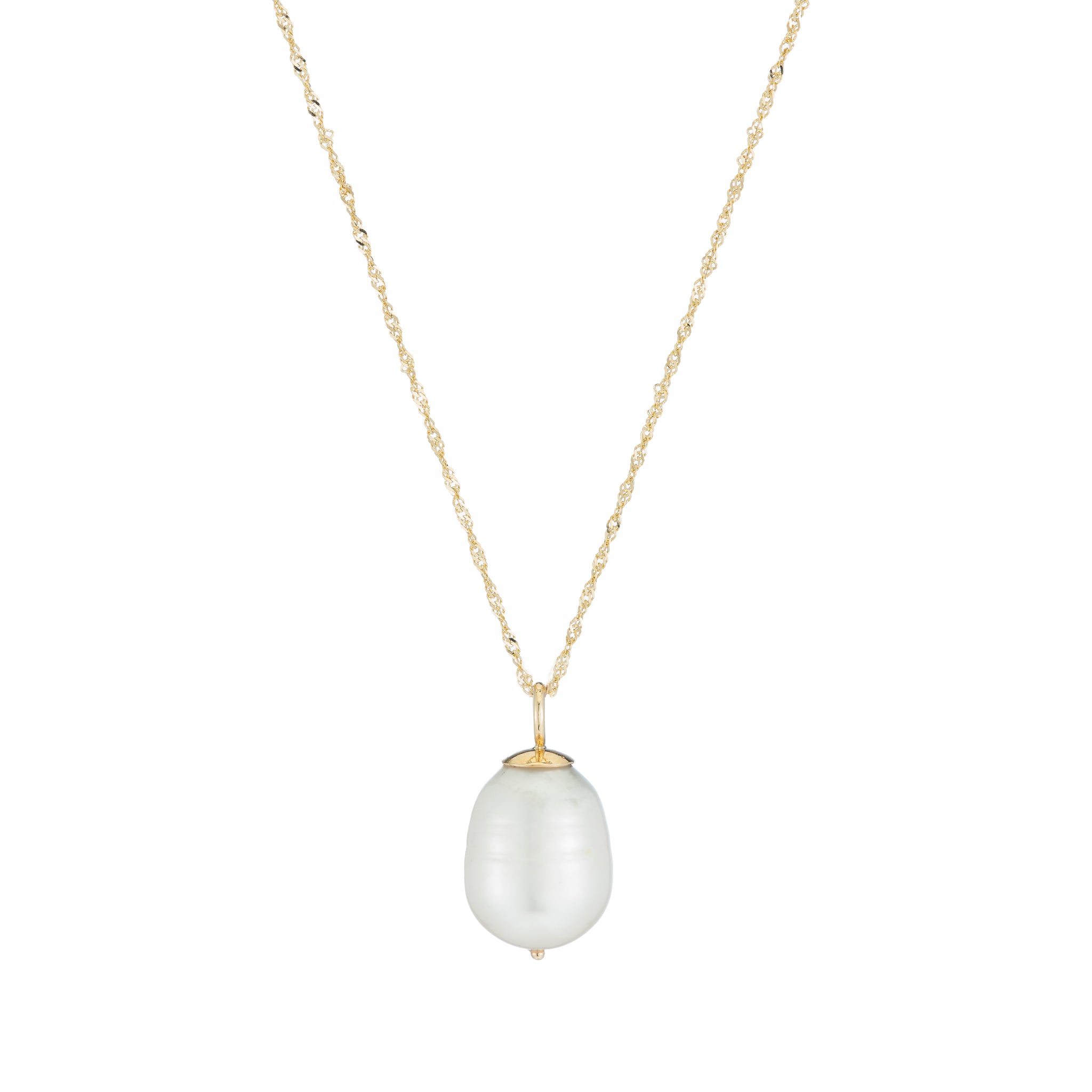 Ariel Gordon Baroque Pearl Drop Necklace