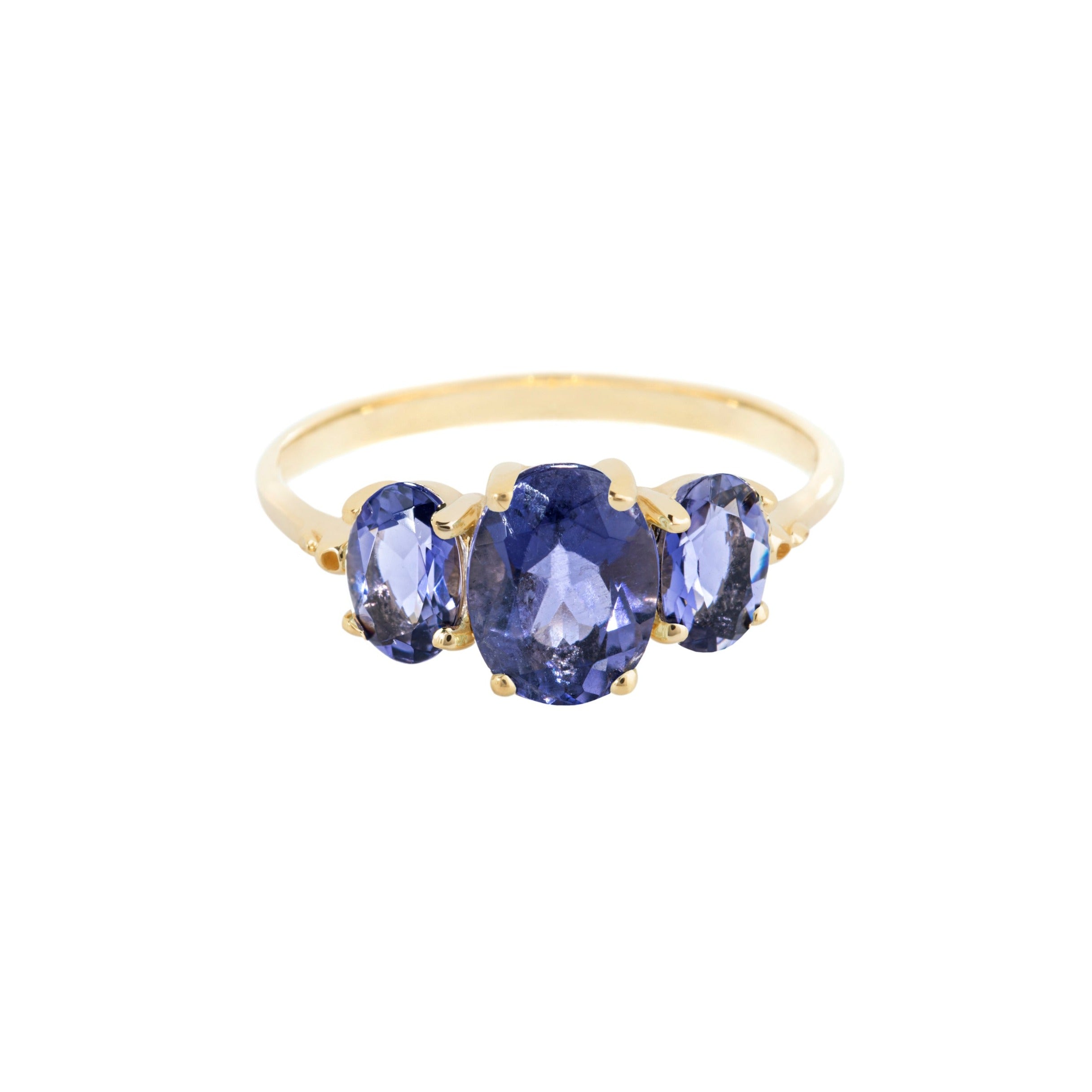 Oval the Moon Ring - Violet