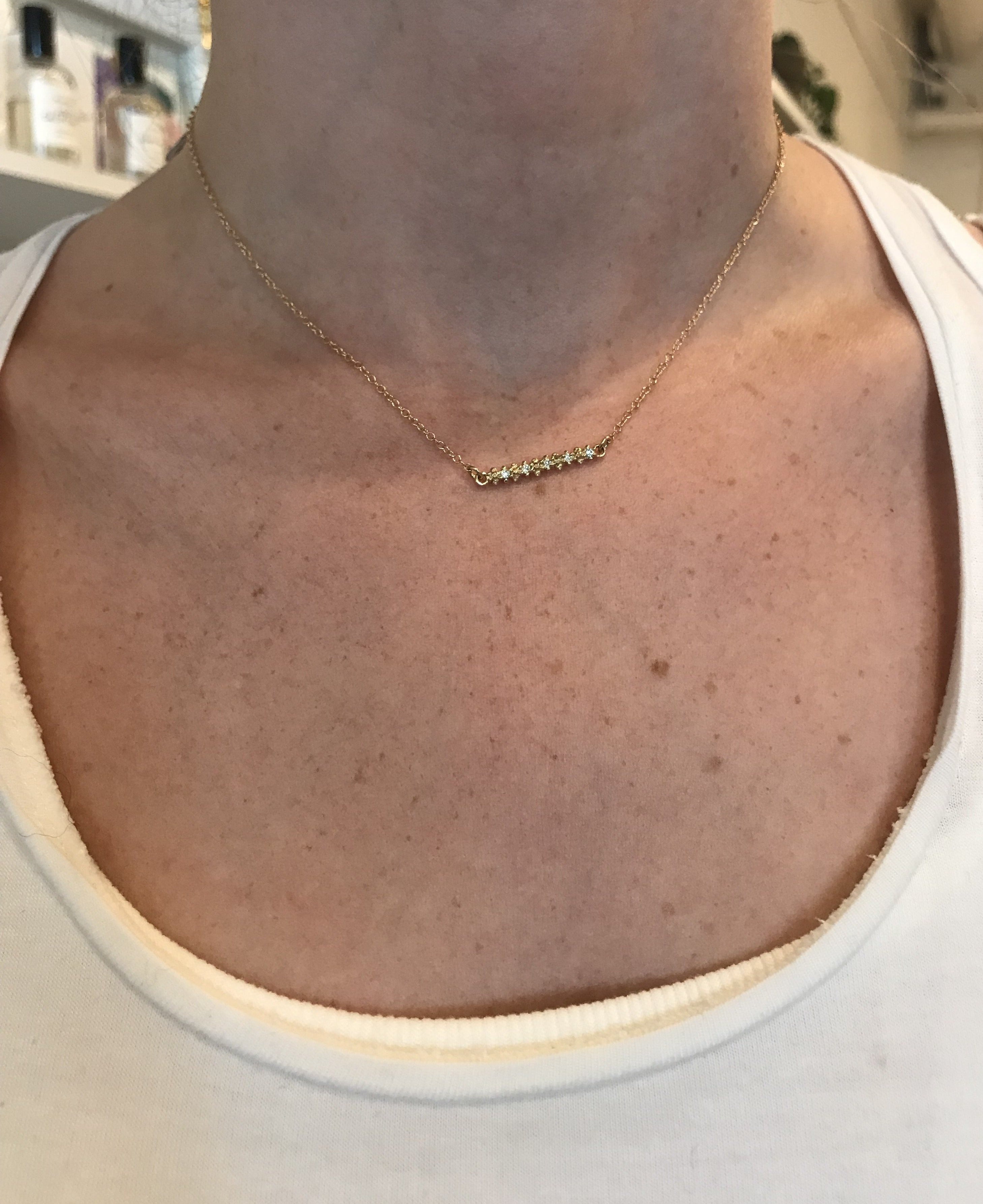 RUTA REIFEN CARMEL NECKLACE Gold Bar Necklace
