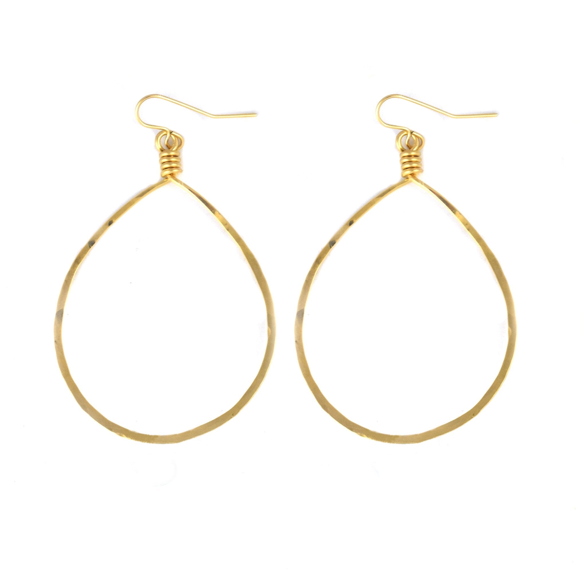 14k Goldfill Oval Hoop Earrings - Shelter Jewelry Shop DC