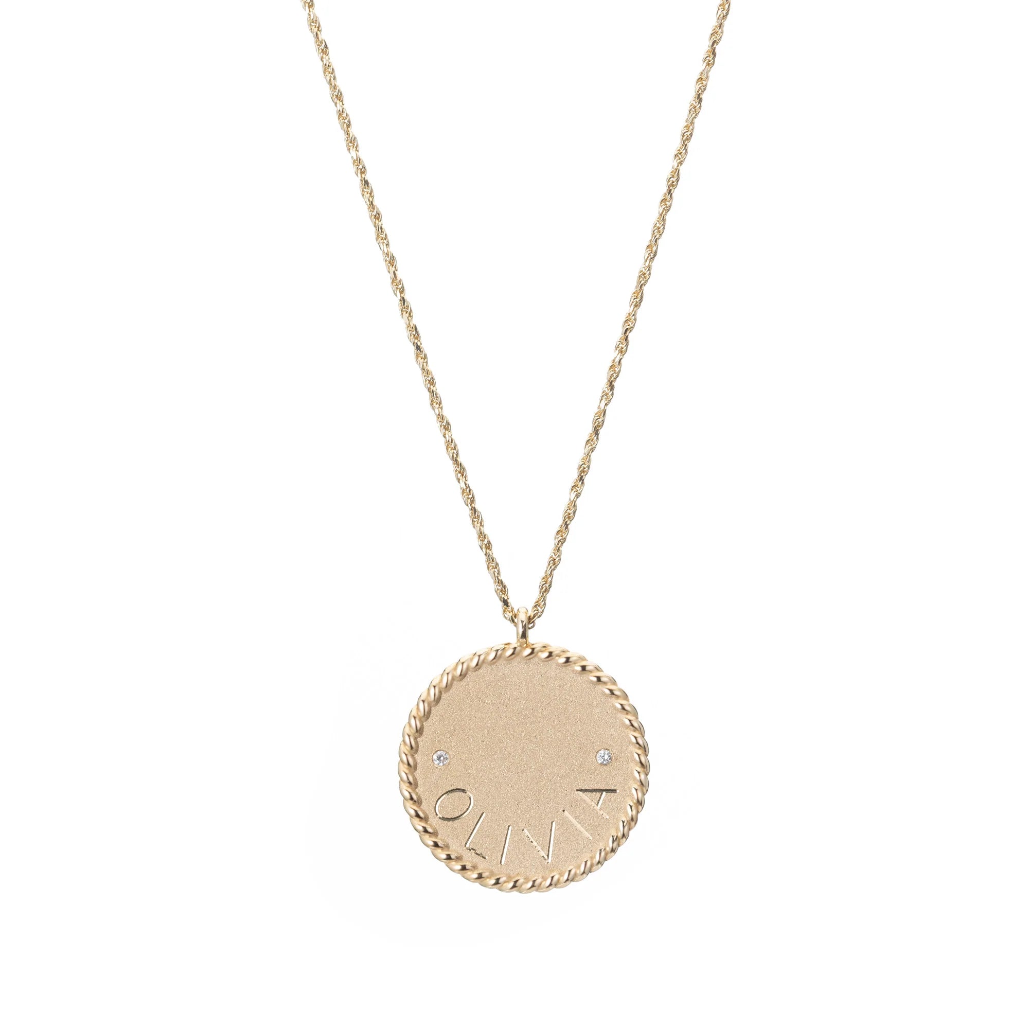 Imperial Disc Necklace