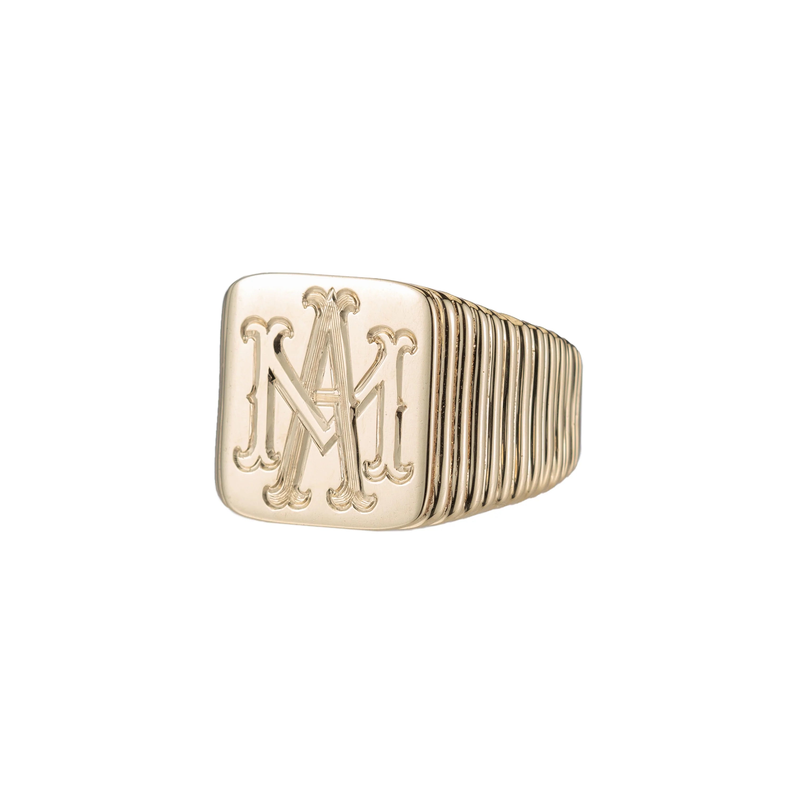Strata Signet Ring — Customized + Collected Trunk Show