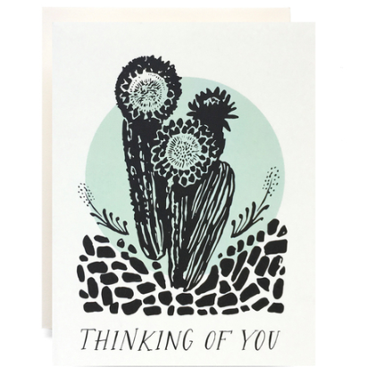Cactus Thinking Of You Card