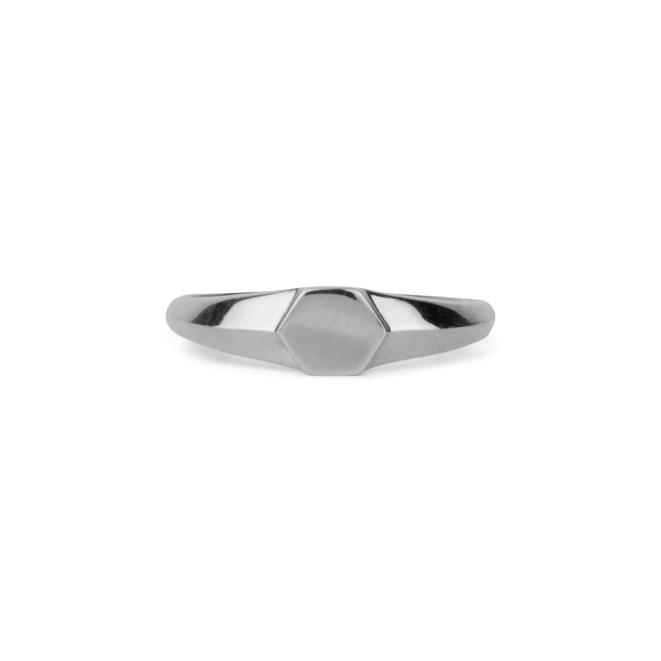 Astra Sterling Silver Signet Ring
