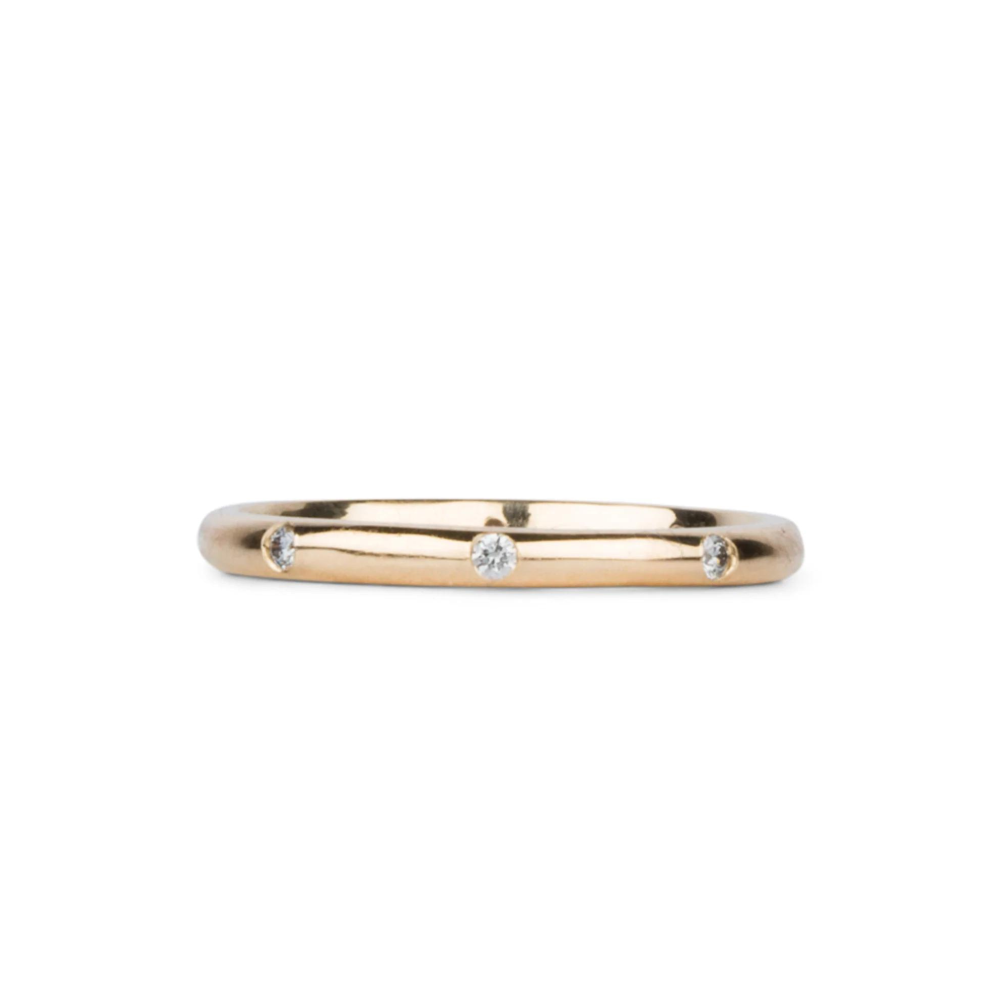 Lassen Half Round Diamond Band — Commitment, Curated