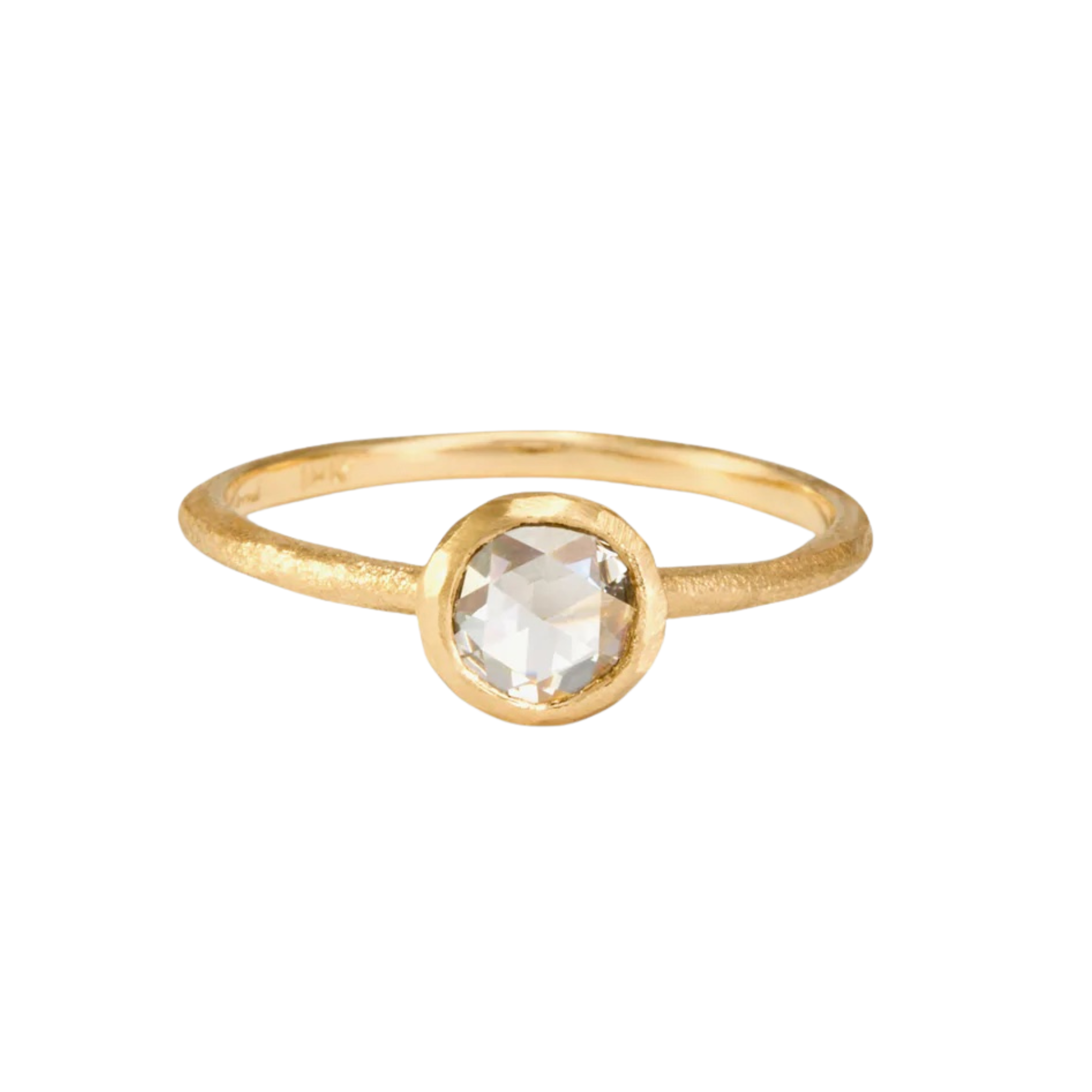 Rose Cut Solitaire Ring