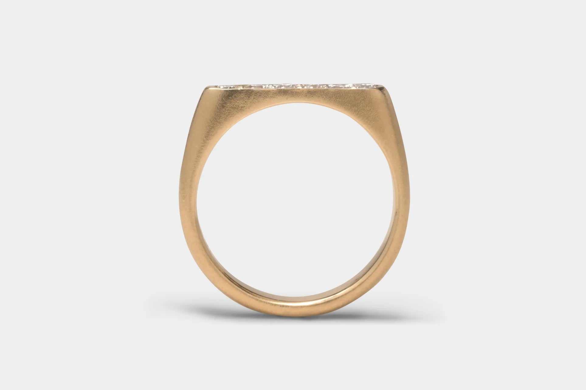 Signet Ring with Diamonds