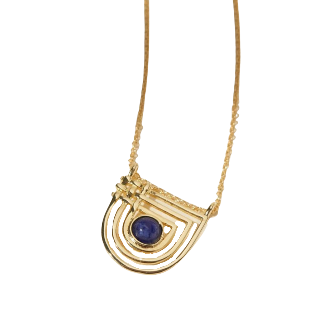 Golden Era Necklace - Lapis — Lindsay Lewis Trunk Show