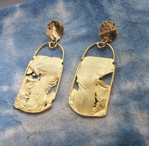 Two Clouds Above Nine Earrings