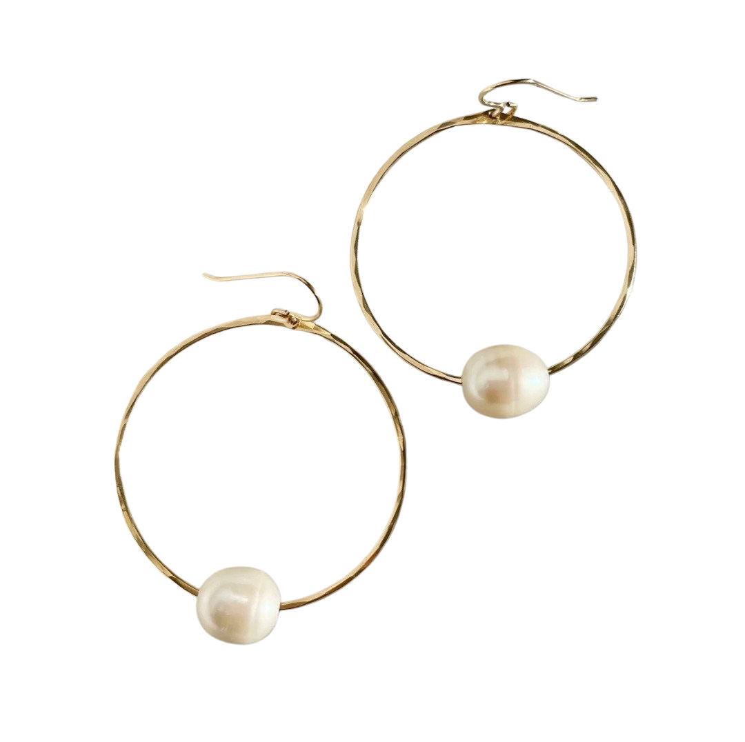 Pearl Hoops