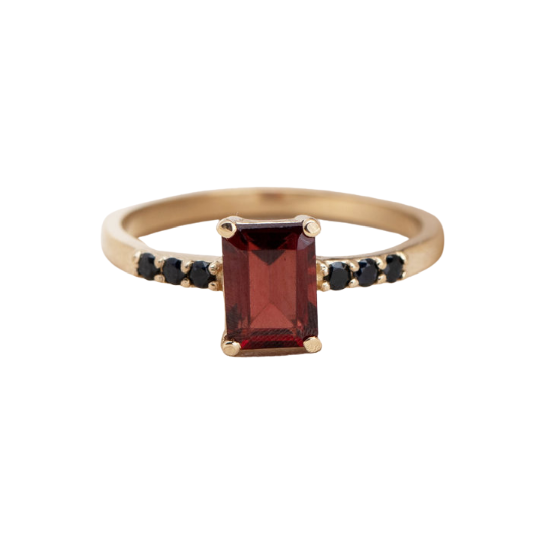 Vela Garnet Ring — Lindsay Lewis Trunk Show